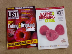 The List eating and drinking guide 2007