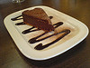 Chocolate tart at Zizzi in Edinburgh's West End