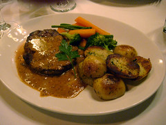 Ribeye steak at Edinburgh's The New Bell restaurant