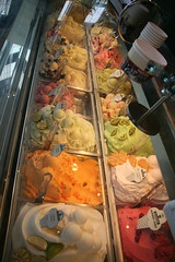 A selection of the ice-cream available at Nardini's in Largs, Scotland