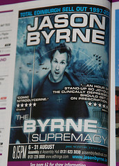 Jason Byrne - The Byrne Supremacy promo, Edinburgh Festival Fringe 2009