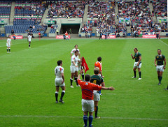 England versus South Africa at International Rugby Sevens, Murrayfield, Edinburgh