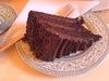 Chocolate Fudge Cake at 'The Tea Room', Royal Mile, Edinburgh