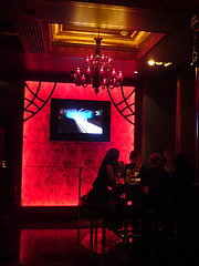 Interior of Paris bar in Le Monde on Edinburgh's George St