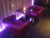 Seats in Tokyo nightclub of Le Monde on Edinburgh's George St