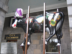 No 4 Festival Cow at Edinburgh Cow Parade 2006