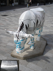 No 9 Cow-ordinate at Edinburgh Cow Parade 2006