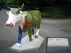 No 21 Cow about Town (& Country) at Edinburgh Cow Parade 2006