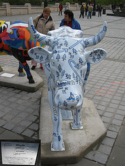 No 51 Moovaletta at Edinburgh Cow Parade 2006