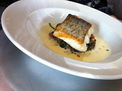 Roasted North Atlantic Cod at Cafe Fish, Leith
