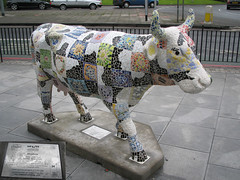 No 34 Mosaicow at Edinburgh Cow Parade 2006