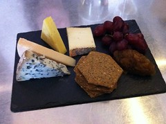 Cheese board at Cafe Fish, Edinburgh