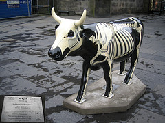 No 57 Nightmoo on Blair Street at Edinburgh Cow Parade 2006