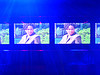 Video screens down one side of dance floor at Tokyo nightclub of Le Monde on Edinburgh's George St
