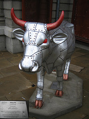 No 94 Robocow at Edinburgh Cow Parade 2006