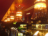 Light fittings above bar in Tokyo nightclub at Le Monde on Edinburgh's George St