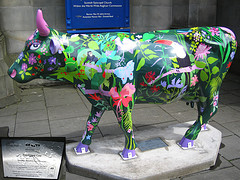 No 49 Rainforest Cow at Edinburgh Cow Parade 2006