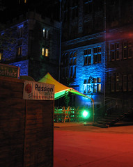 Gilded Balloon Teviot venue at night (Edinburgh Festival Fringe)